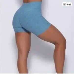Bombshell Sportswear Straight Up Short- Baby Blue